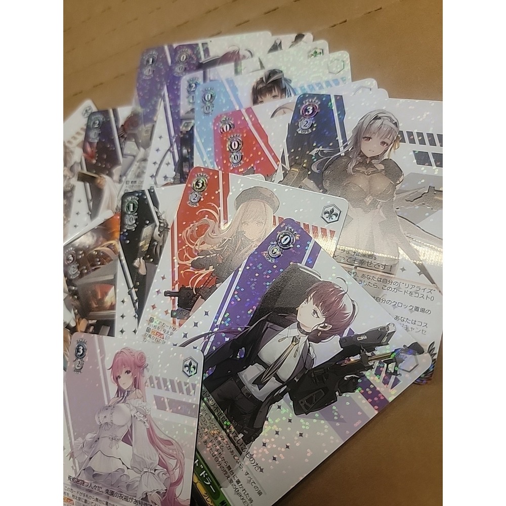 Lot Of 16 Weiss Schwarz Booster Goddess of Victory NIKKE Holo Cards! Japan